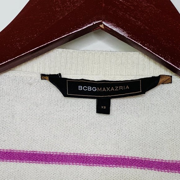 BCBGMAXAZRIA Short Cardgian Cashmere Blend Sz XS - Picture 3 of 7